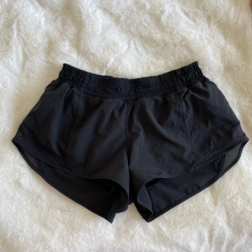 Lululemon Black running shorts
